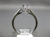 ESTATE .85CT DIAMOND & AAA MARQUISE SAPPHIRE 14K WHITE GOLD HALO ENGAGEMENT RING