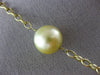 ESTATE LARGE & LONG AAA MULTI COLOR PEARLS 14KT YELLOW GOLD 3D FILIGREE NECKLACE