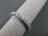 ESTATE 1.25CT ROUND DIAMOND 14KT WHITE GOLD SHARED PRONG ETERNITY RING 2mm WIDE