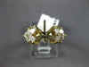 ESTATE .90CT DIAMOND 14KT YELLOW GOLD PRINCESS SEMI MOUNT ENGAGEMENT RING #16536