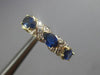 1.82CT DIAMOND & AAA SAPPHIRE 14KT YELLOW GOLD X LOVE LEVERBACK HANGING EARRINGS
