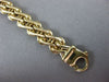 ESTATE WIDE 14KT YELLOW GOLD HANDCRAFTED GRADUATING BICYCLE ITALIAN NECKLACE