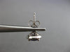 ESTATE 1.02CT DIAMOND & AAA AMETHYST 14KT WHITE GOLD ROUND HALO STUD EARRINGS