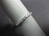 ESTATE .29CT DIAMOND 14KT WHITE GOLD 3D NINE STONE SHARE PRONG ANNIVERSARY RING