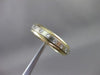 ESTATE .40CTW DIAMOND 14KT TWO TONE GOLD FLOATING MENS ANNIVERSARY RING #10837