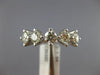 ESTATE LARGE 1.64CT DIAMOND 18KT WHITE GOLD 3D ROUND FIVE STONE ANNIVERSARY RING