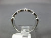 ESTATE .30CT DIAMOND 14KT WHITE GOLD INFINITY FILIGREE WEDDING ANNIVERSARY RING