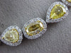 ESTATE LARGE GIA 50.16CT WHITE & FANCY DIAMOND 18K 2 TONE GOLD ETERNITY NECKLACE