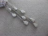 ESTATE LARGE 2.23CT DIAMOND 18KT WHITE GOLD 3D HEART JOURNEY LARIAT LOVE PENANT