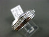 ESTATE WIDE .85CT DIAMOND 14KT WHITE GOLD CLASSIC WEDDING ANNIVERSARY RING