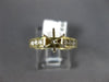 ESTATE .40CT DIAMOND 14KT 2 TONE GOLD 7 STONE SEMI MOUNT ENGAGEMENT RING #16503