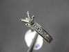 ESTATE 1.03CT PRINCESS CUT DIAMOND PLATINUM CHANNEL SEMI MOUNT ENGAGEMENT RING