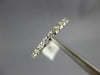 ESTATE .25CT DIAMOND 14KT WHITE GOLD CHANNEL BAR SEMI ETERNITY ANNIVERSARY RING