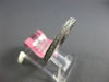 ESTATE .30CT DIAMOND 18KT WHITE GOLD 3D FILIGREE 3/4 ETERNITY ANNIVERSARY RING