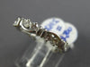 ESTATE 1.0CT ROUND CUT DIAMOND 18KT WHITE GOLD CLASSIC WEDDING ANNIVERSARY RING