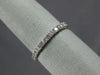 ESTATE .75CT ROUND DIAMOND 18K WHITE GOLD 3D ETERNITY WEDDING ANNIVERSARY RING
