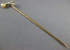 ANTIQUE .07CT OLD MINE DIAMOND & AAA PEARL 14K YELLOW GOLD BIRD LAPEL PIN #26535