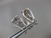 ESTATE LARGE .40CT DIAMOND 18KT WHITE GOLD FILIGREE CLIP ON EARRINGS  #20318