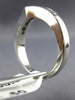 ESTATE .50CT DIAMOND 14KT WHITE GOLD V SHAPE CHANNEL ANNIVERSARY RING #14509