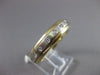 ESTATE .40CTW DIAMOND 14KT TWO TONE GOLD FLOATING MENS ANNIVERSARY RING #10837