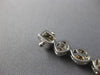 ESTATE LARGE 16.9CT WHITE & PINK DIAMOND 18KT WHITE & ROS GOLD ETERNITY NECKLACE