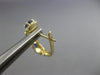 1.82CT DIAMOND & AAA SAPPHIRE 14KT YELLOW GOLD X LOVE LEVERBACK HANGING EARRINGS