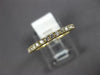 ESTATE .68CT DIAMOND 14KT YELLOW GOLD 2mm LOW SETTING ETERNITY ANNIVERSARY RING