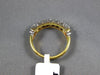 ANTIQUE .55CT DIAMOND 18K WHITE & YELLOW GOLD ANNIVERSARY RING E-F VVS #5488