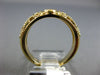 ESTATE .16CT DIAMOND 14KT YELLOW GOLD 3D FILIGREE MILGRAIN SEMI ETERNITY RING