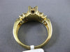 ESTATE 1.25CT PRINCESS DIAMOND 14K YELLOW GOLD CLASSIC INVISIBLE ENGAGEMENT RING