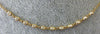 ESTATE .10CT DIAMOND 18KT ROSE GOLD CLASSIC BEZEL BY THE YARD 8 STONE NECKLACE