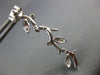 ESTATE .40CT DIAMOND 14K WHITE GOLD MULTI LEAF ELONGATED HANGING EARRINGS #21077