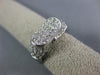 ANTIQUE 1.40CT ROUND DIAMOND 18KT WHITE GOLD 3D CLASSIC CONCAVE FUN RING #9234