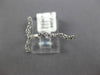 ESTATE .20CT ROUND CUT DIAMOND 14K WHITE GOLD 3D CLASSIC SIDEWAY CROSS LOVE RING