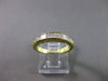 ESTATE .90CT DIAMOND 18K YELLOW GOLD PRINCESS CHANNEL ANNIVERSARY RING 3mm #1108