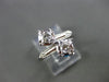 ANTIQUE WIDE .60CT DIAMOND 14KT WHITE GOLD DOUBLE HEADED FUN RING STUNNING 17259