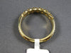 ESTATE .42CT DIAMOND 14KT YELLOW GOLD 7 STONE FILIGREE ANNIVERSARY RING #2771