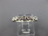 ESTATE .40CT DIAMOND 14KT WHITE GOLD 3D ETERNITY ANNIVERSARY WEDDING RING #26487