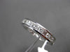 ESTATE 1.85CT BAGUETTE & ROUND DIAMOND 14KT WHITE GOLD CHANNEL ETERNITY RING 4mm