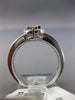 ESTATE 1.50CT DIAMOND 14KT WHITE GOLD 3D MULTI SHAPE FLOWER FRIENDSHIP LOVE RING