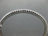 ESTATE NARROW 2.76CT DIAMOND 14KT WHITE GOLD ETERNITY BANGLE SIMPLY STUNNING!!