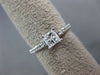 ESTATE .66CT DIAMOND 14KT WHITE GOLD 3D CLASSIC LUCIDA ENGAGEMENT RING #25805