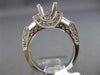 ESTATE 1.13CT DIAMOND 14KT WHITE & ROSE GOLD FILIGREE SEMI MOUNT ENGAGEMENT RING