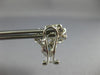 ESTATE .95CT DIAMOND & AAA SAPPHIRE 18K WHITE GOLD MULTI FLOWER CLIP ON EARRINGS