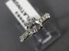 ANTIQUE .35CT OLD MINE DIAMOND PLATINUM GOLD 3D CLASSIC ENGAGEMENT RING #9963
