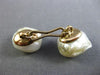 ANTIQUE LARGE PEARL 14K YELLOW GOLD 3D CLASSIC BAROQUE DOUBLE SIDED CUFFLINKS