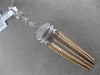 ESTATE LARGE 1.72CT DIAMOND 18KT WHITE & ROSE GOLD 3D JOURNEY CHANDELIER PENDANT