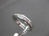 ESTATE 1.45CT DIAMOND 14KT WHITE GOLD PRINCESS CUT CHANNEL ETERNITY RING 3mm