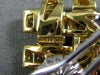ESTATE LARGE GARAVELLI 1.68CT DIAMOND 18KT TWO TONE GOLD CLIP ON EARRINGS #21846