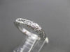 ANTIQUE 18KT WHITE GOLD HANDCRAFTED FILIGREE 3D SQUARE WEDDING BAND RING #23109